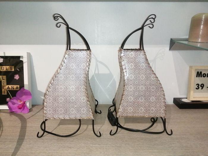 Lot de 2 lampes style marocain - photo numéro 1