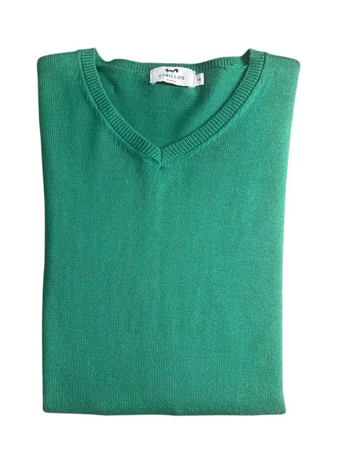 Pull vert Cyrillus Enfant -16  ans II AS00115 - photo numéro 1