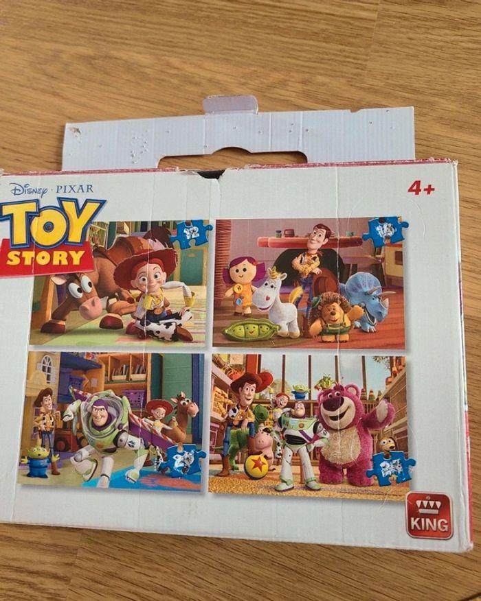 Boite 4 puzzles toy story king pixar - photo numéro 2