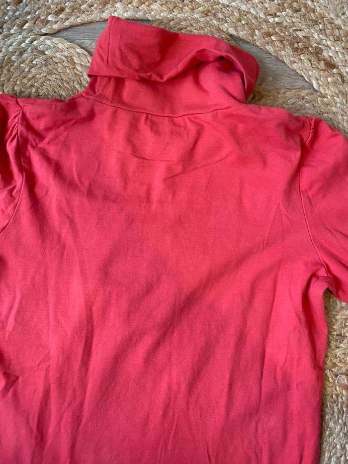 T-shirt col roulé corail Verbaudet 12 ans / 150 cm - photo numéro 6