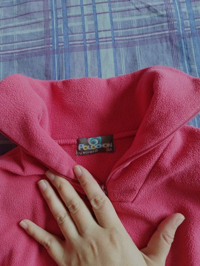 Pull polaire rose 3 ans - photo numéro 2