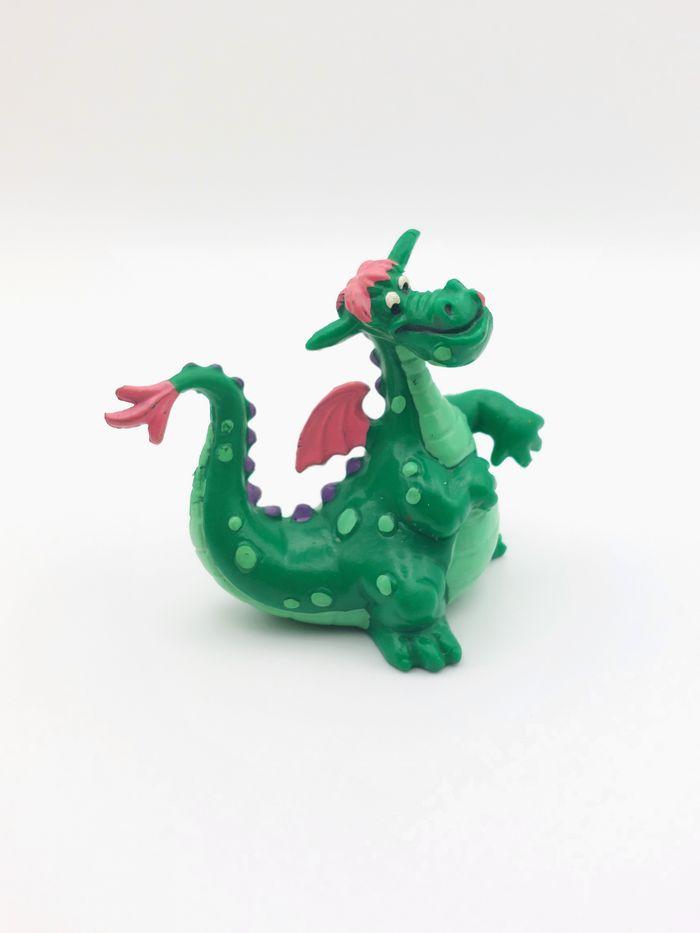 Figurine dragon vert ancien film Peter et Elliott le dragon DISNEY BULLYLAND environ 6 cm - photo numéro 1