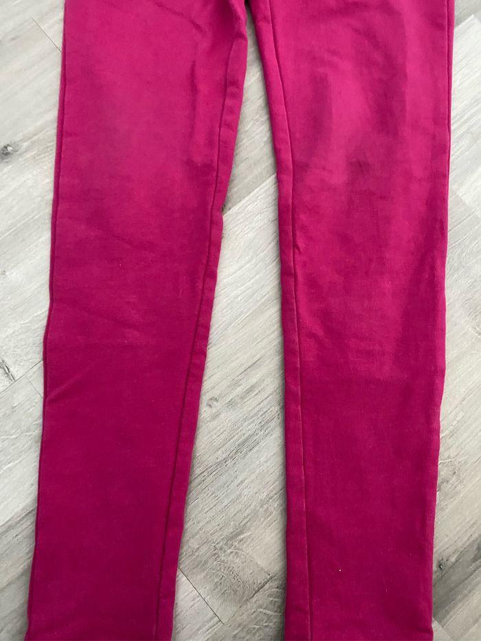 Pantalon Legging long rose tissaia 8 ans - photo numéro 10