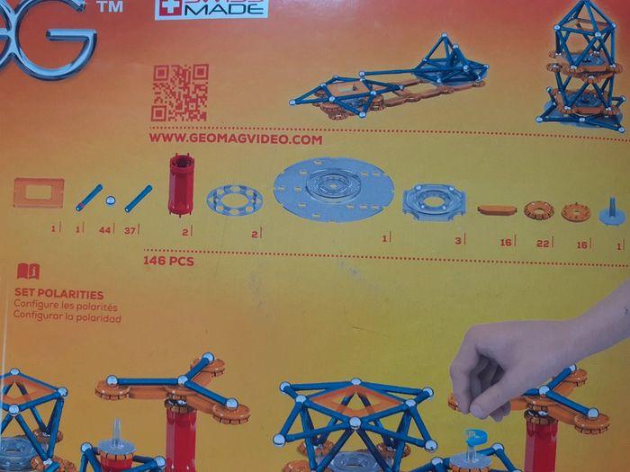 Geomag Mechanics 146 pièces avec boîte et notice - photo numéro 20