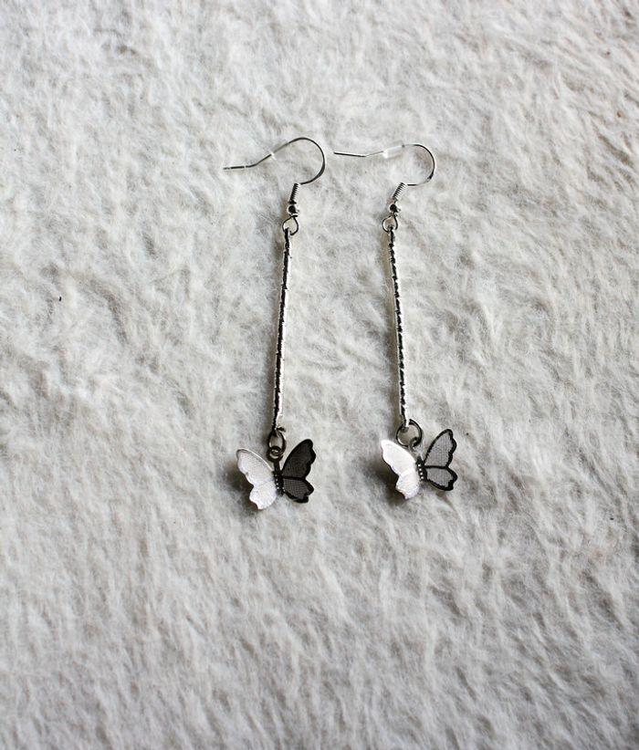 boucles oreilles Home création papillons cr argent poinçonné - photo numéro 7