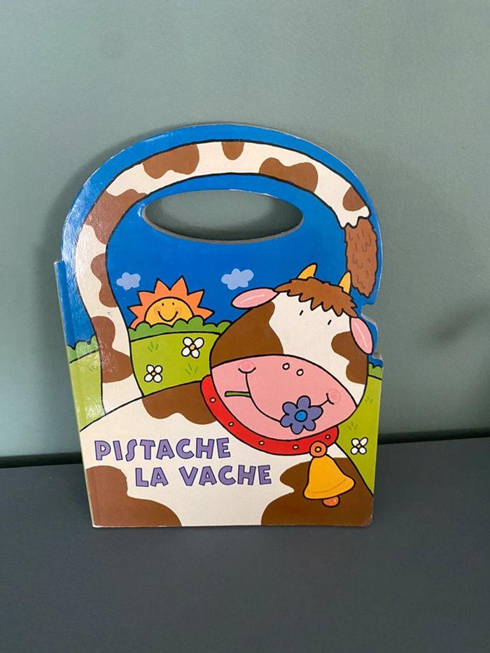 Livre cartonné pistache la vache - photo numéro 1