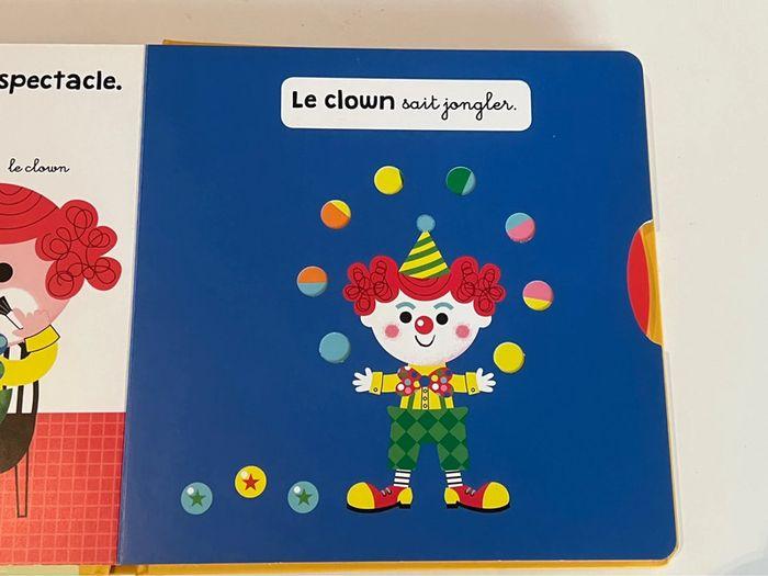 Livre avec mécanisme enfant mon anim’agier le cirque parfait état . Auzou éveil . - photo numéro 5