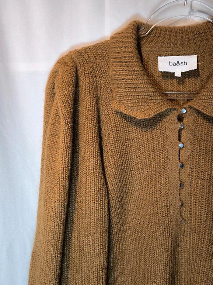 🤎 Pull oversize Mohair Ba&sh noisette 36/38/40 🤎 - photo numéro 5