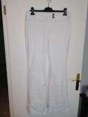 Pantalon blanc Camaïeu T42