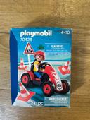 Playmobil enfants avec kart 70428