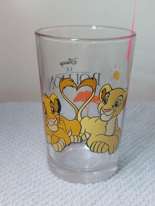 Verre Disney Simba Nala Le Roi Lion - photo numéro 1