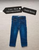 Jeans foncé coupe droite