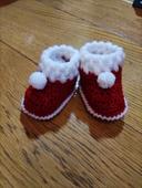 Bottes de Noël bébé/ chaussons