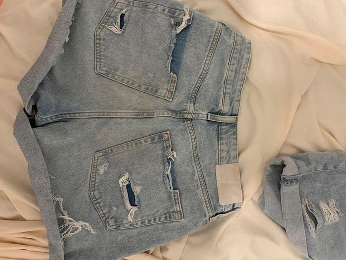 2 short en jean trouer h&m - photo numéro 4