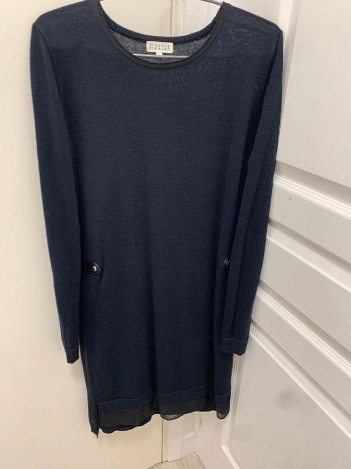 Robe bleu marine claudie pierlot taille 36 - photo numéro 1