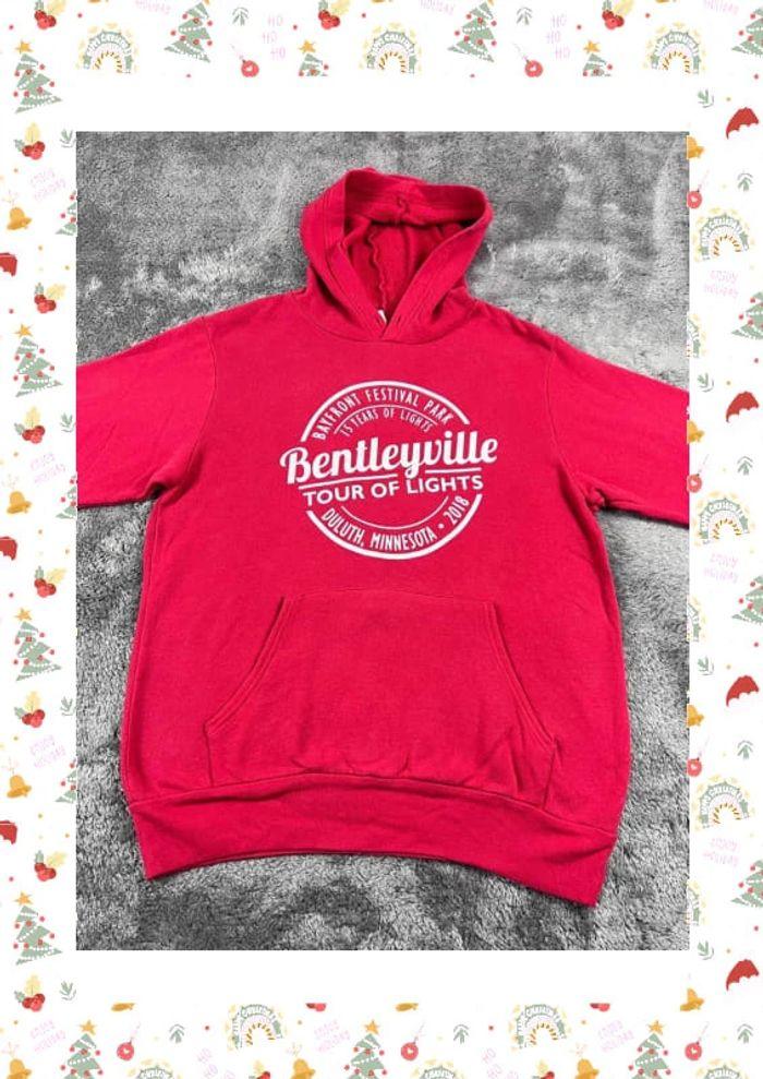 👕 Sweat à capuche Veste University Rare Vintage y2k 90s 2000s Betleyville Minnesota Rouge Taille S 👕 - photo numéro 6