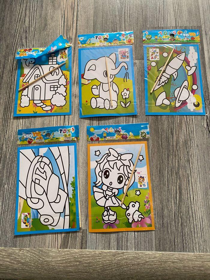 Lot de 5 cartes à gratter - photo numéro 2