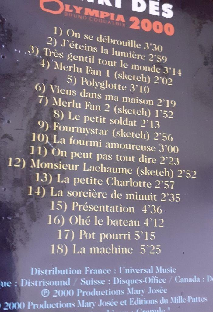 Neuf: CD Henri Dès Olympia 2000 *18 chansons - photo numéro 3