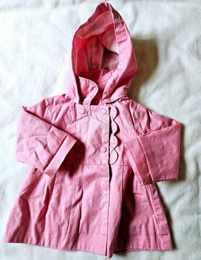 Magnifique manteau léger Jacadi rose - 18 mois - photo numéro 1