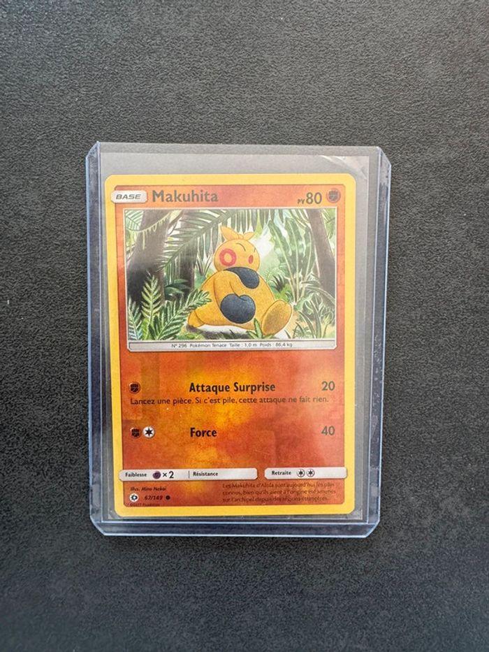 Carte Pokémon Makuhita Reverse 67/149 Soleil et Lune - photo numéro 1