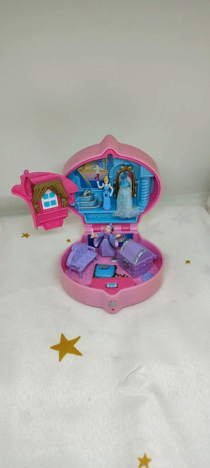 Disney cendrillon cinderella castle château princesse boîte coeur make UP mini collection polly - photo numéro 5