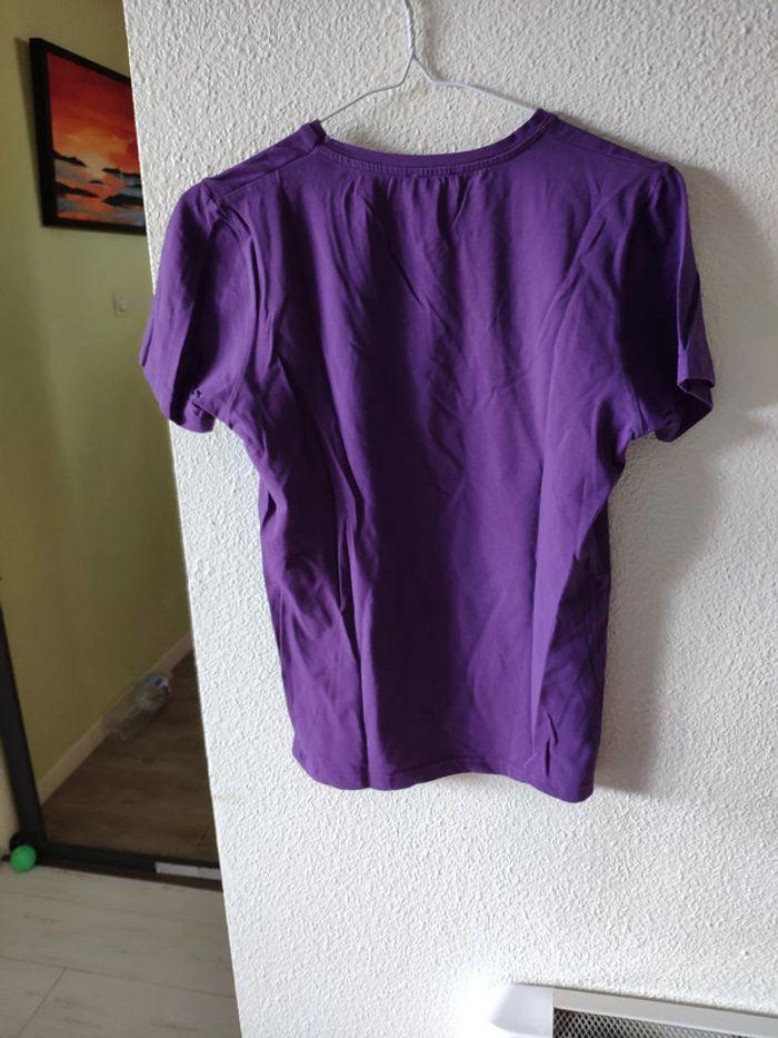 Lot 2 t-shirt violet - photo numéro 3