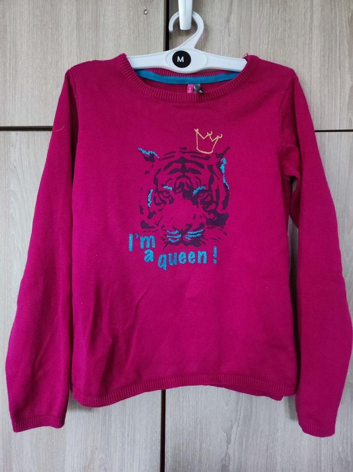 Pull fuschia tigre i'm a queen 8 ans / Orchestra - photo numéro 1