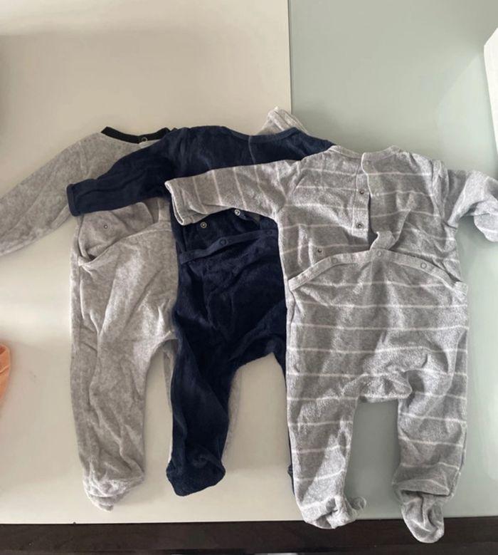 Lot de 5 pyjama en velour - photo numéro 2