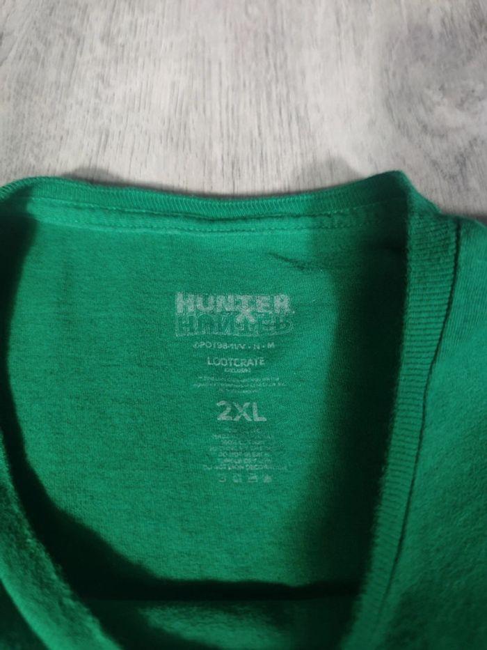 T-shirt Gon Freecss Licence Hunter x Hunter Vintage Vert Taille 2XL Homme - photo numéro 3