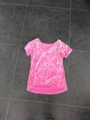 Tee shirt rose étoiles