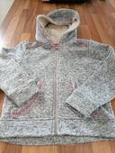 Gilet polaire gris rose 6 ans Pocipiano