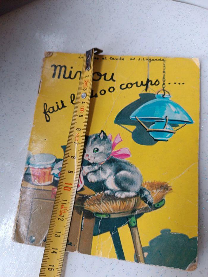 Livre 1967 Book petit small vintage rare hemma minou fait les 400 coups j lagarde chat cat - photo numéro 12