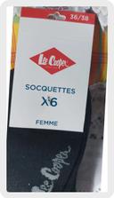 6 paires de chaussettes Lee Cooper, neuve,taille 36/38