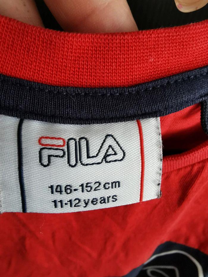 Tee shirt manches courtes Fila garçons taille 11-12 ans - photo numéro 3