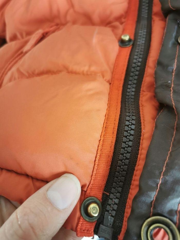 Manteau orange très chaud bébé garcon 24 mois obaibi - photo numéro 6