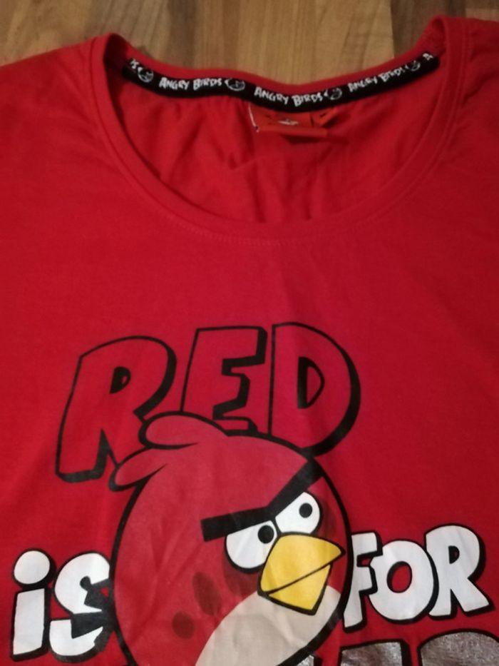 Tee-shirt rouge angry bird 40 - photo numéro 8