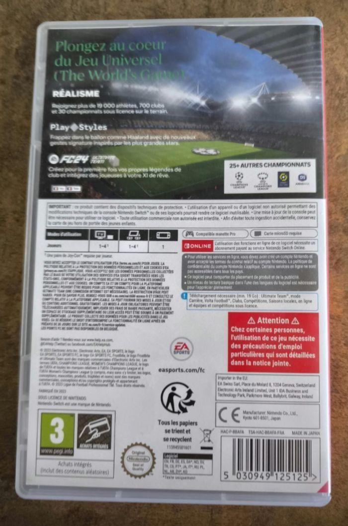 EA SPORT FC 24 Nintendo Switch - photo numéro 3