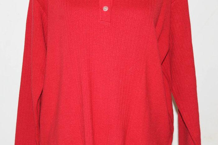 Pull hiver rouge - Manches longues - Fileuse d'arvor - 54 - photo numéro 4