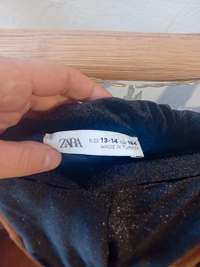 Pantalon zara noir paillette taille 13/14ans - photo numéro 5