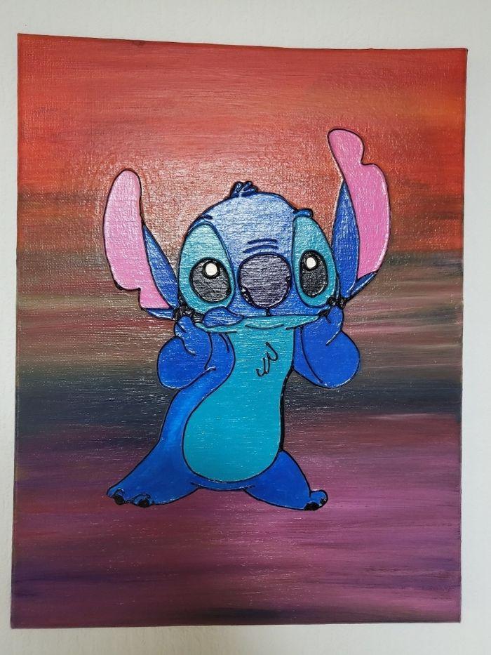 Tableau stitch enfant - photo numéro 4