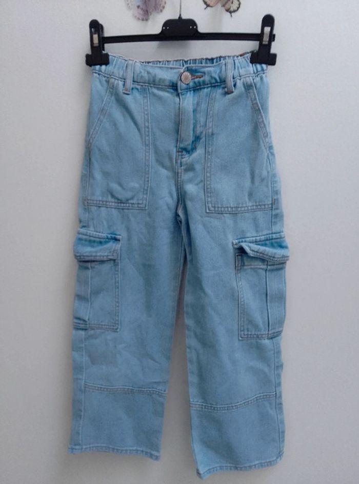 Jeans cargo shein fille 8 ans - photo numéro 1