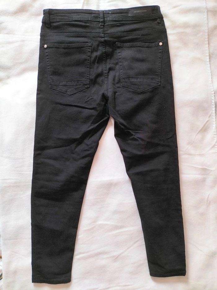 Pantalon jean homme slim noir zara - photo numéro 2