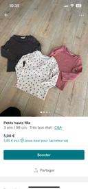 Lot de vêtements fille 3 ans