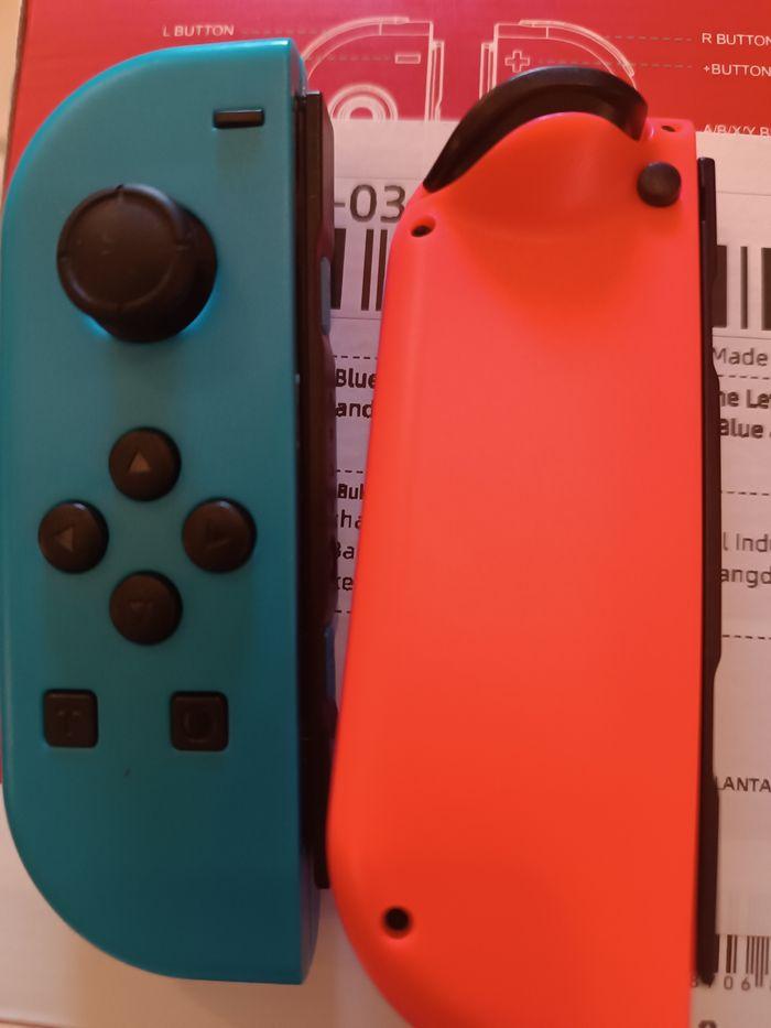 Joycon Switch bleu/rouge - photo numéro 5