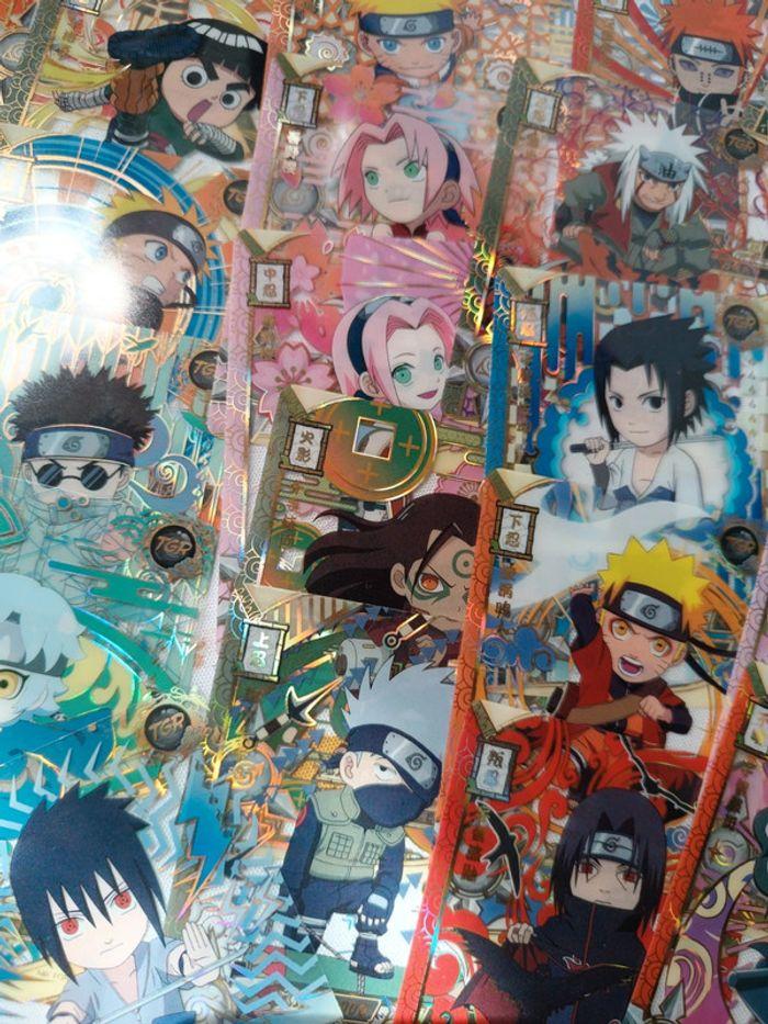 Carte card Naruto rigide transparente japonaise manga animé tcg tgr kayou lot set booster - photo numéro 9