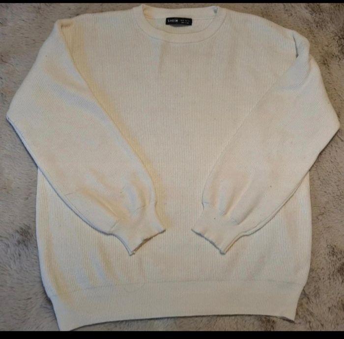 Pull shein couleur crème, taille M