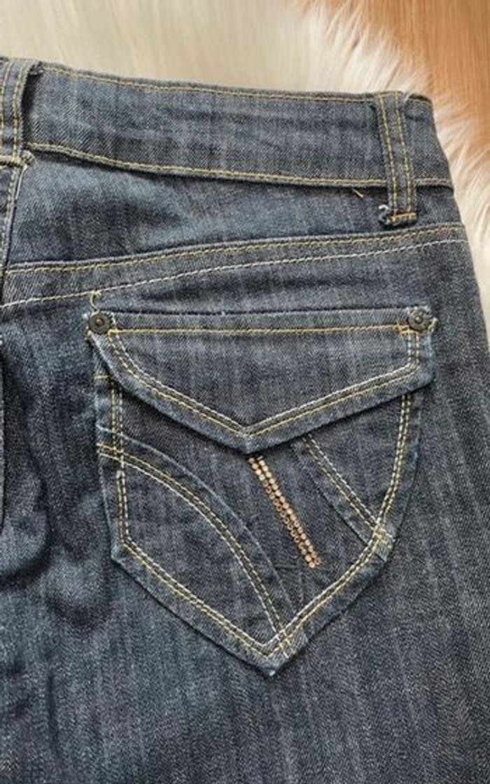 Jean taille basse skinny Texto vintage taille S/36 Neuf sans étiquette - photo numéro 5