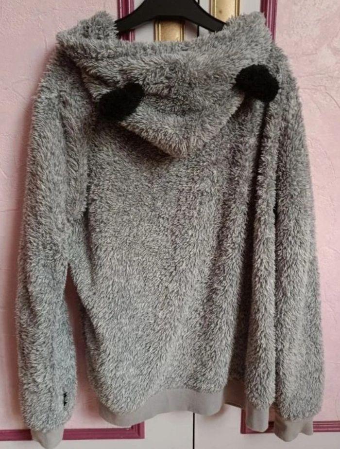 Sweat gris doux " Etam" à capuche en T.M - photo numéro 10