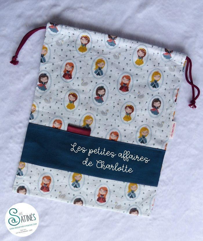 Kit de sieste Princesse - rentrée école maternelle - personnalisable - photo numéro 3