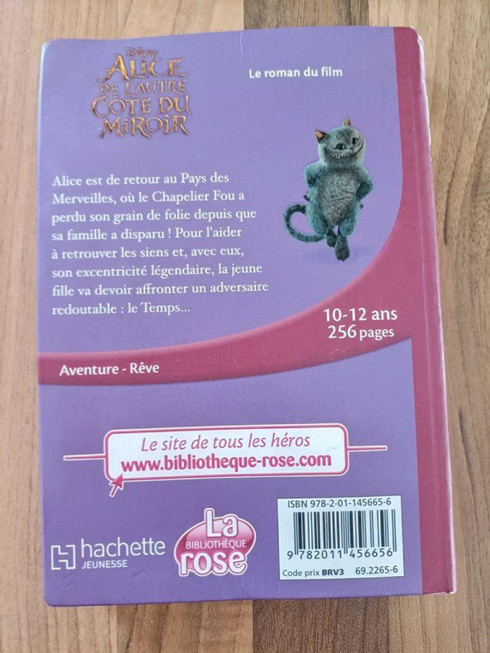 Livre Alice de l'autre côté du miroir - bibliothèque rose - photo numéro 4